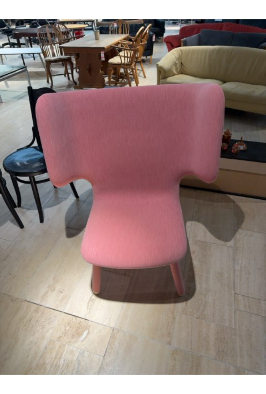 Stol i rosa "New Works Tembo Lounge"